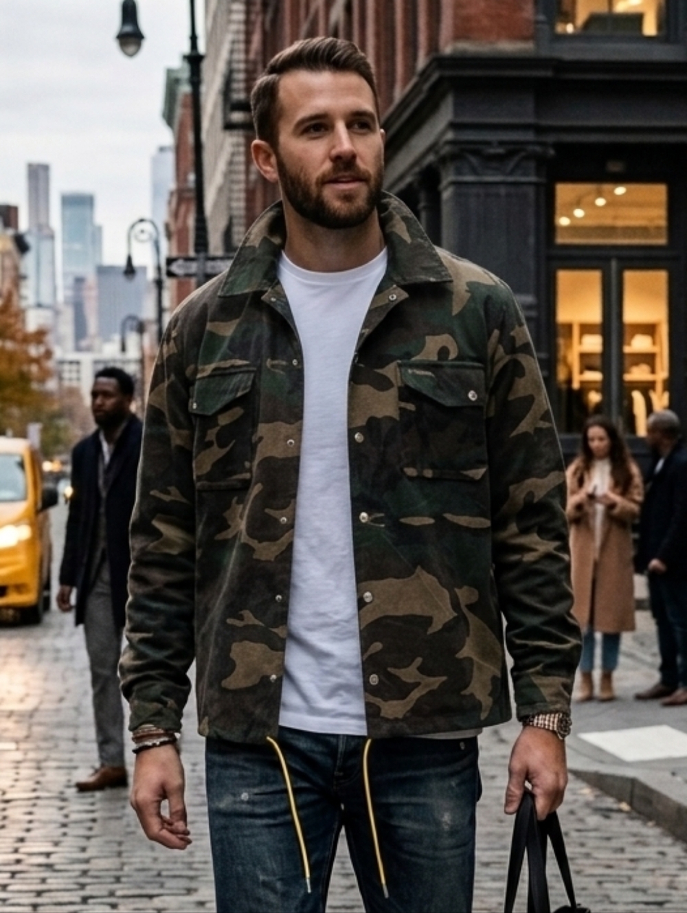 NWOT Revolve Rhude l Luxury Rugged Streetwear Gorpcore Utility Camo Jacket